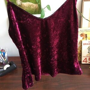 VINTAGE SEXY VELVET JESSICA SIMPSON TANK
